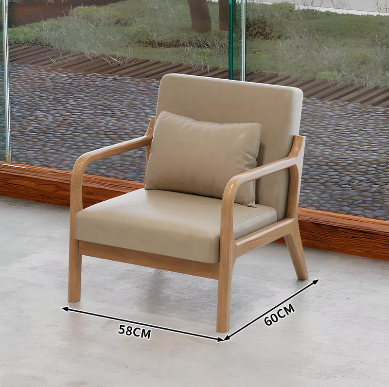 light grey single seat