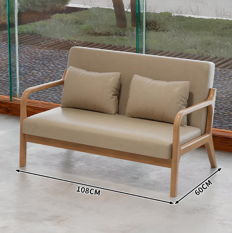 light gray double seat