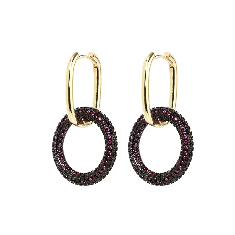 4:Round purple Black