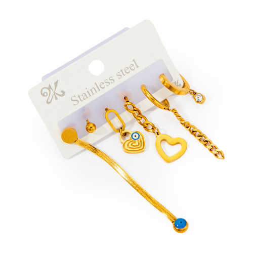 6:Chain love earrings set 0068