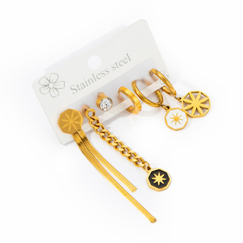 9:Star tassel earrings set 0071