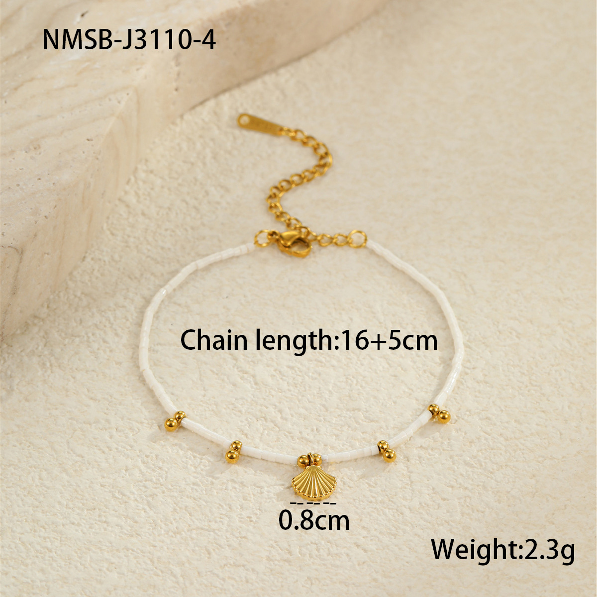 4:Nmsb-j3110-4 shell bracelet