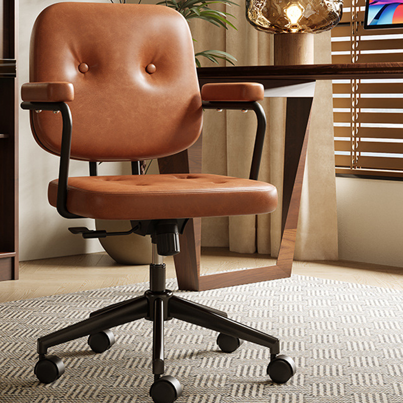 Brown color - first layer of cowhide [lifting and rotating free style]