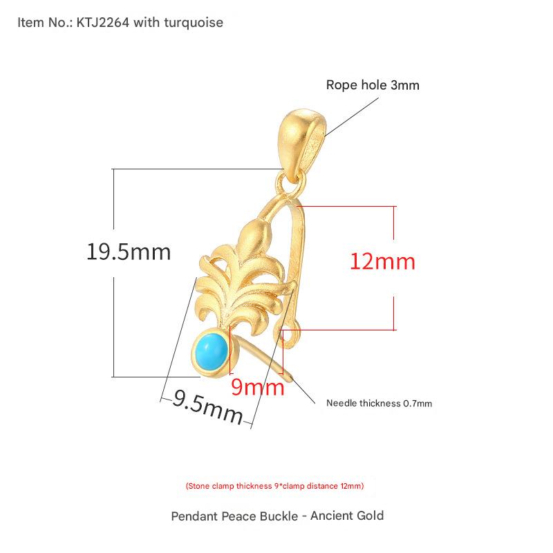 KTJ2264-ancient golden green pine