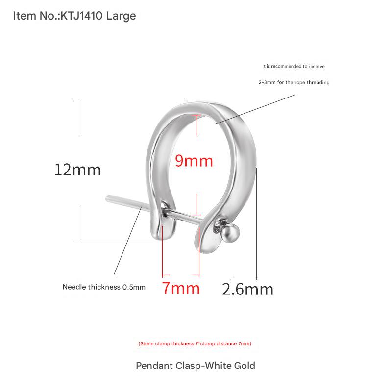 KTJ1410-White Gold Large