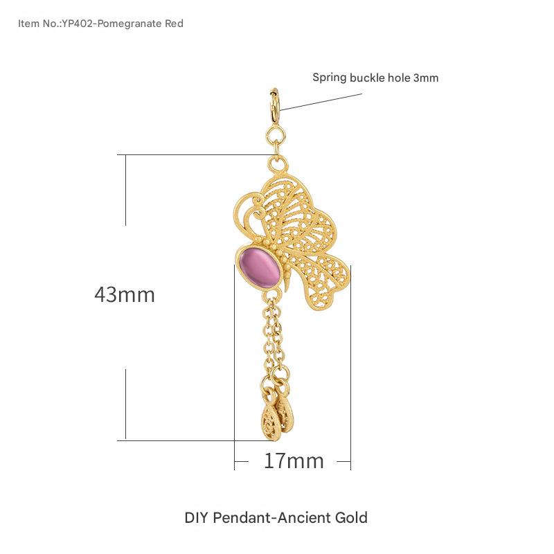 YP402-ancient gold Garnet Red