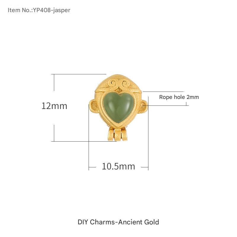 YP408-Ancient French Gold and Jasper