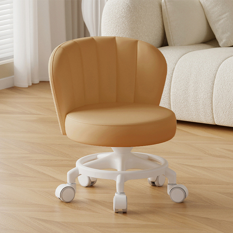 Anti-rollover reinforced five claws: caramel [with] noise-reducing rubber-coated wheels