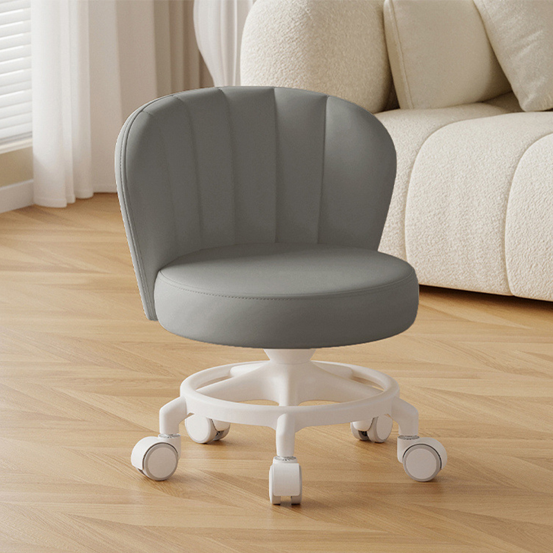 Anti-rollover reinforced five claws: dark gray [with] noise-reducing rubber-coated wheels