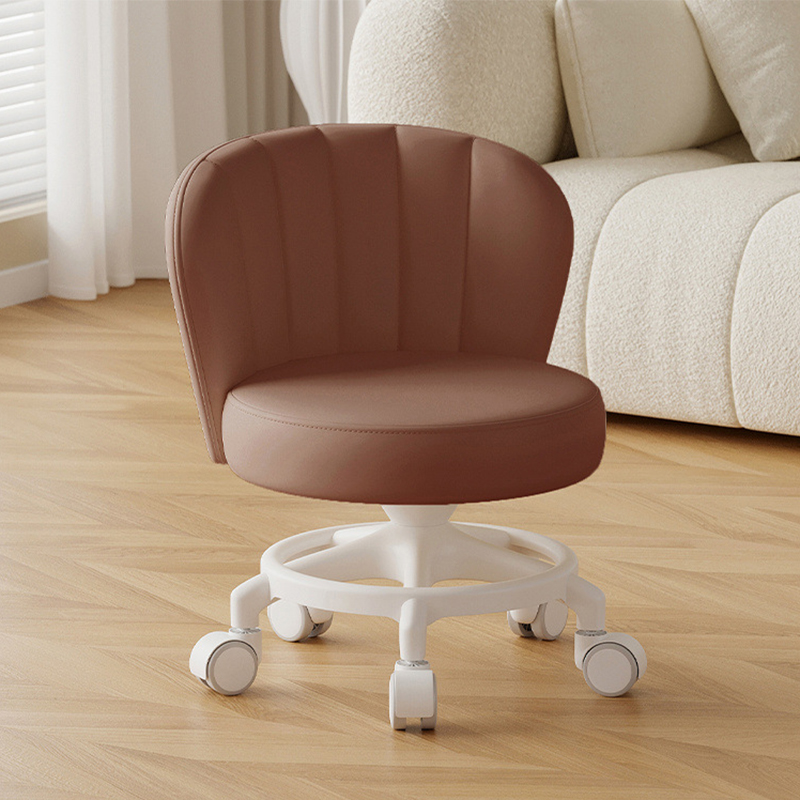 Anti-rollover reinforced five claws: deep coffee [with] noise-reducing rubber-coated wheels