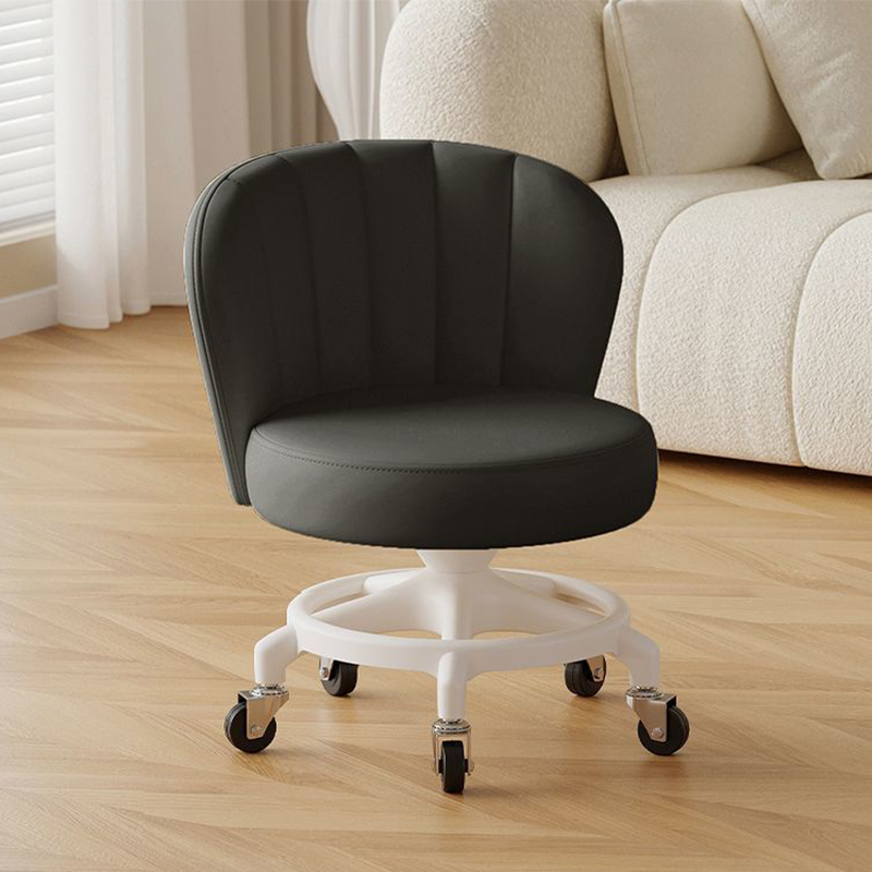 Anti-rollover reinforced five claws: black [with] wrought iron bearing wheel