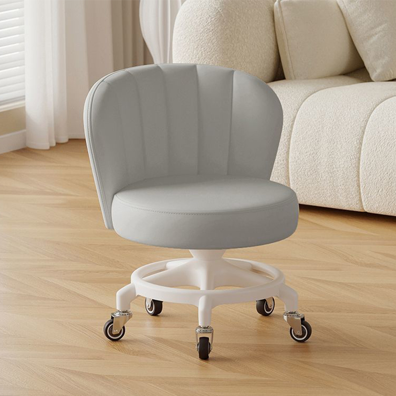 Anti-rollover reinforced five claws: light gray [with] silent rubber wheels