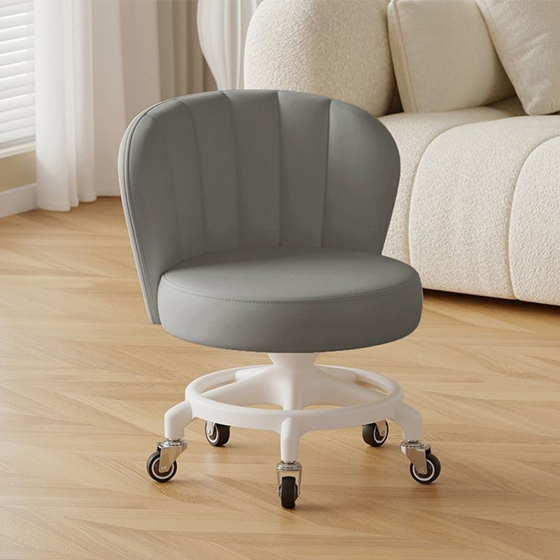 Anti-rollover reinforced five claws: dark gray [with] silent rubber wheels