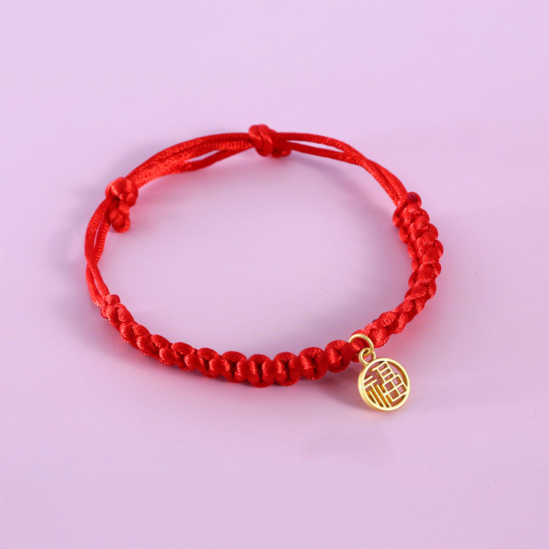 1:Red rope lucky character