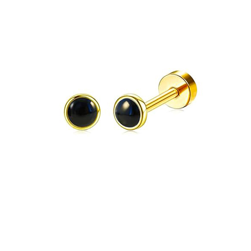 7:A pair of golden rods and black balls