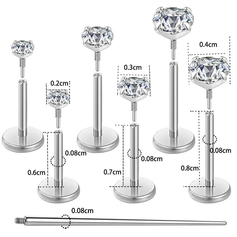 0.8mm 6-piece set