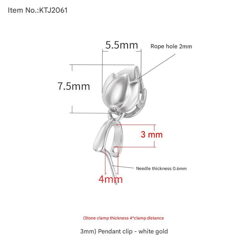 16:KTJ2061-White Gold