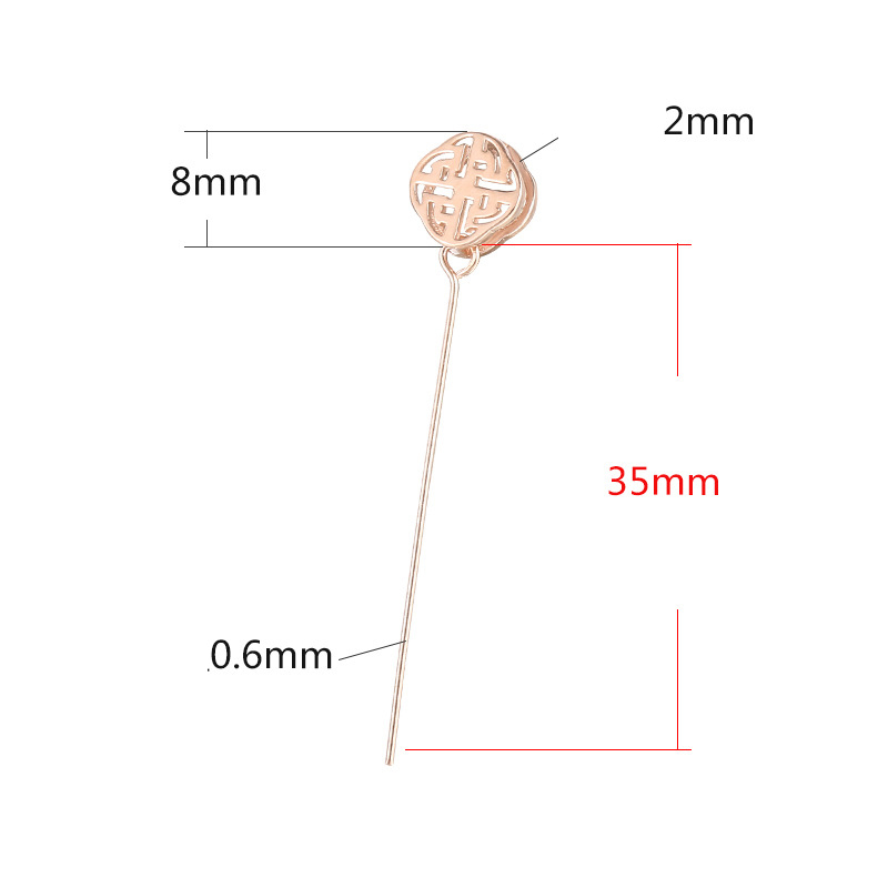 KTJ05-1 Long Rose Gold