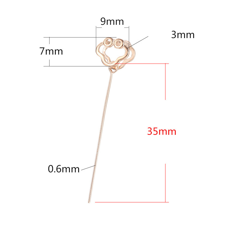 KTJ132-Long Rose Gold