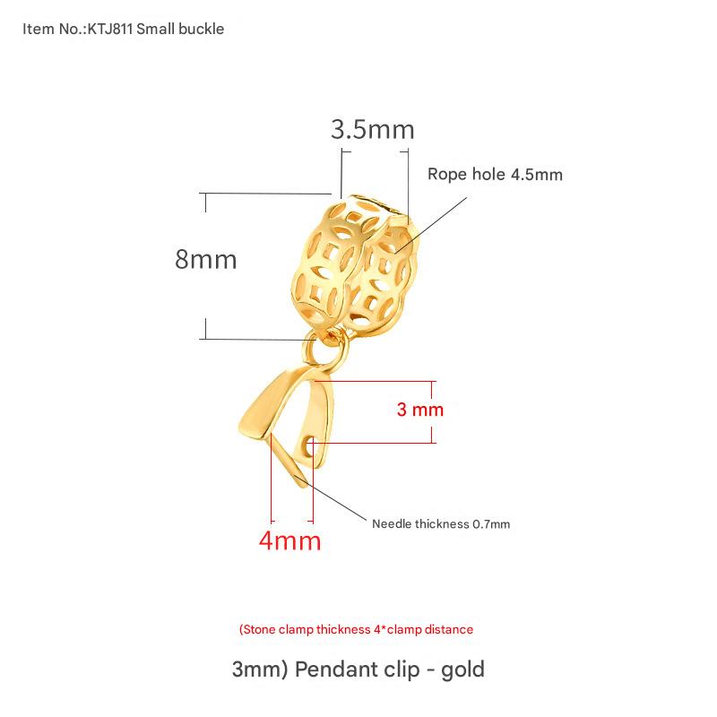 20:KTJ811-yellow gold small buckle
