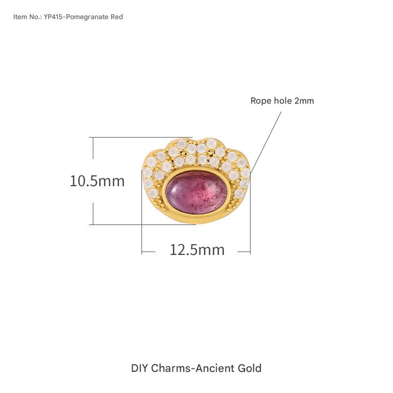 15:YP415-ancient gold Garnet Red