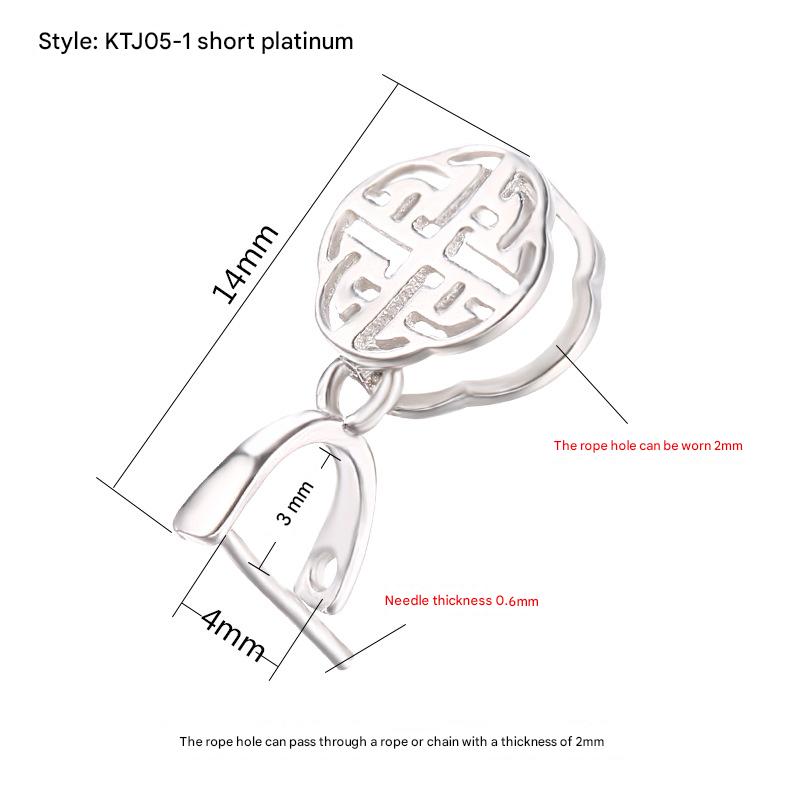 1:No. KTJ05-1 short white gold