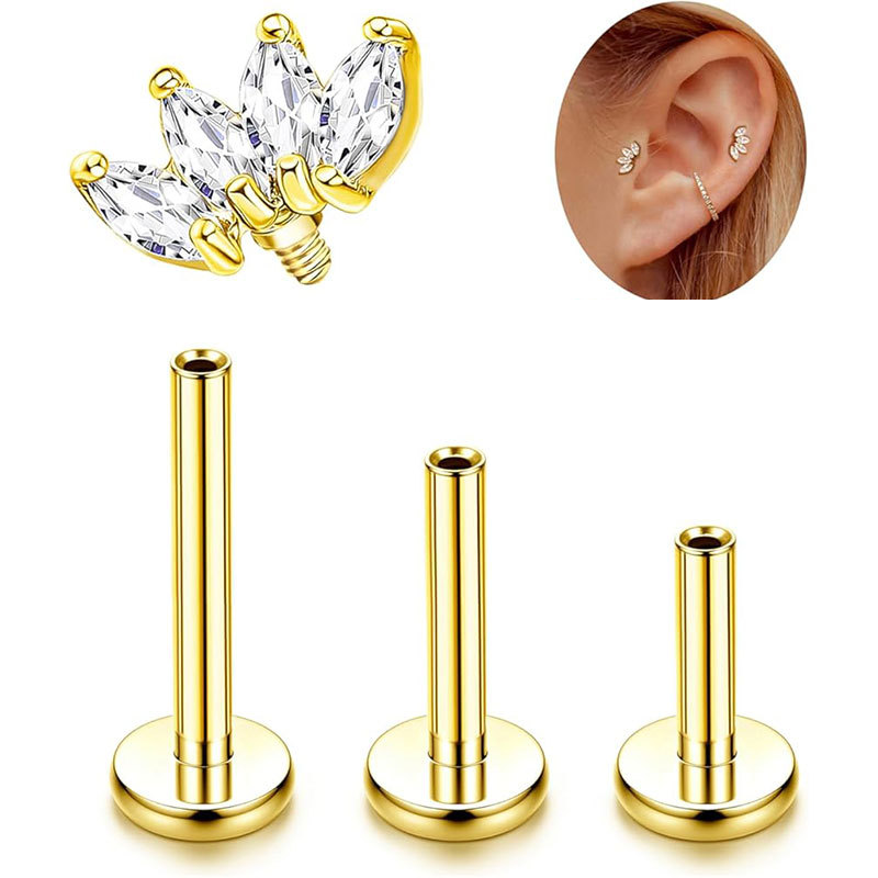 1:G23 titanium gold 3-piece set