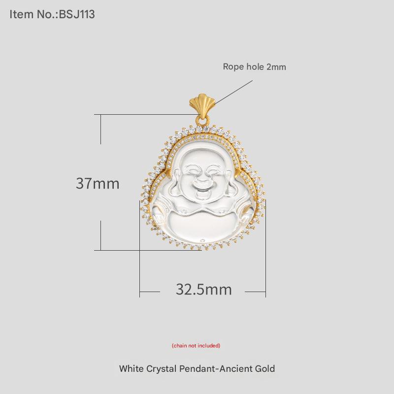 BSJ113-ancient gold pendant gold