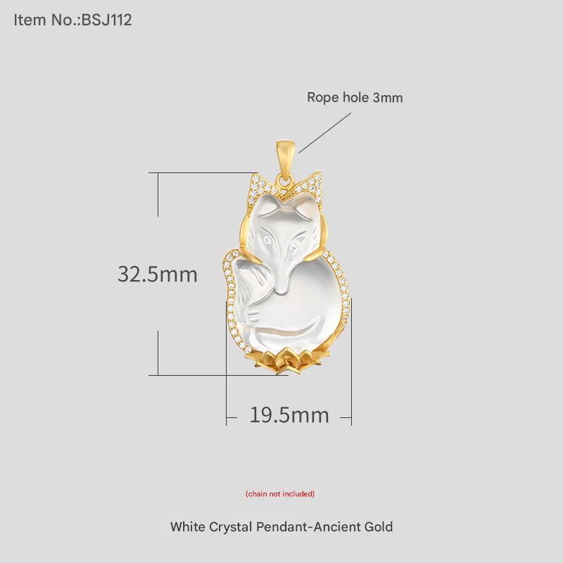 BSJ112-ancient gold pendant gold