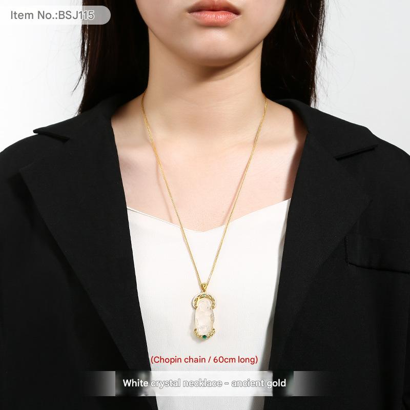 BSJ115-ancient gold chain 60cm gold