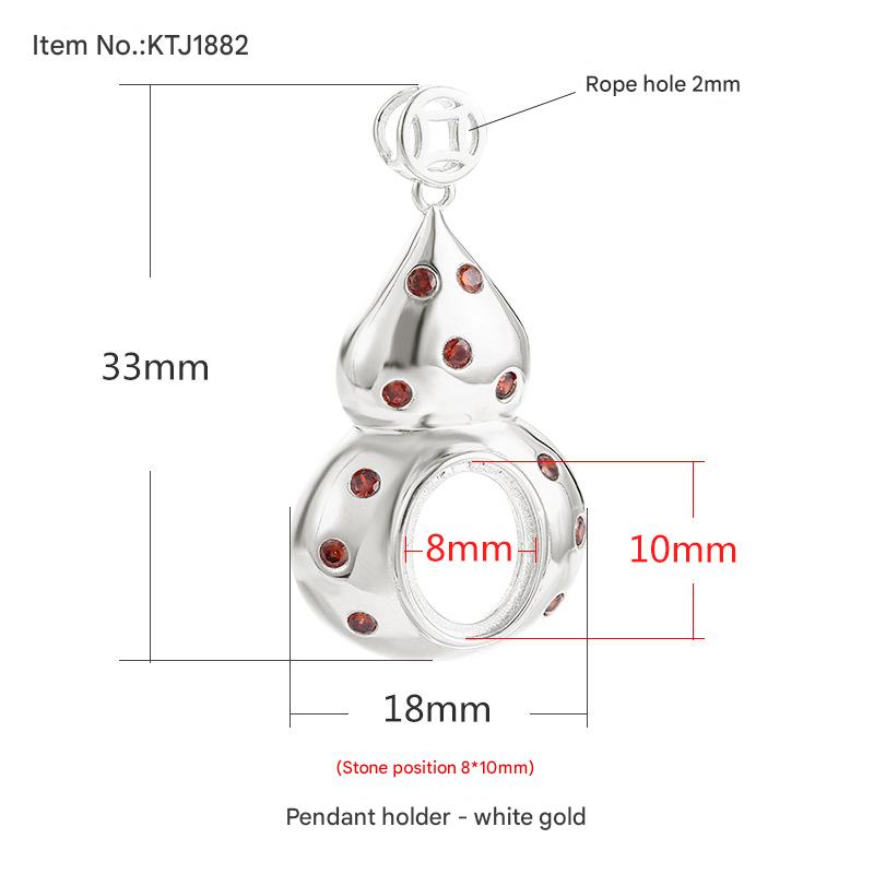 KTJ1882 White Gold 8*10 Size