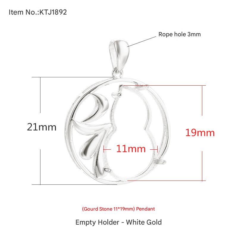 KTJ1892-white gold 11x19 Size