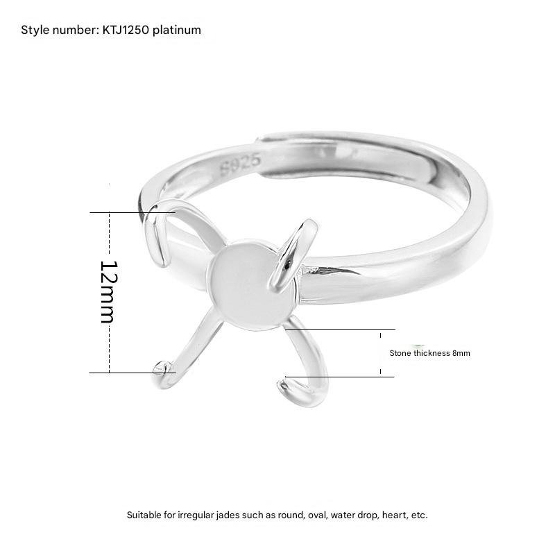 KTJ1250-White Gold adjustable