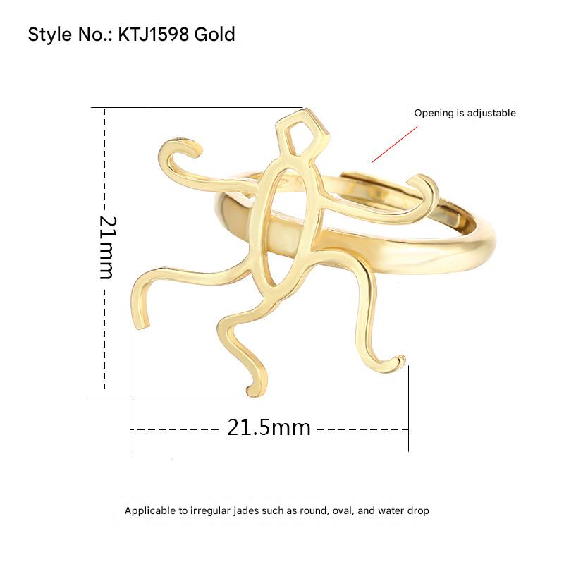 KTJ1598-Gold adjustable