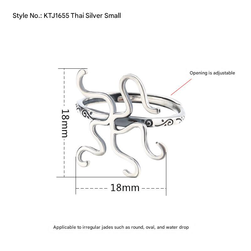 KTJ1655-Thai Silver-Small adjustable