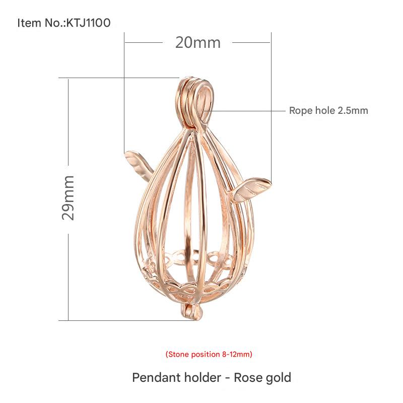 KTJ1100 rose gold (bead position 8-12) Size