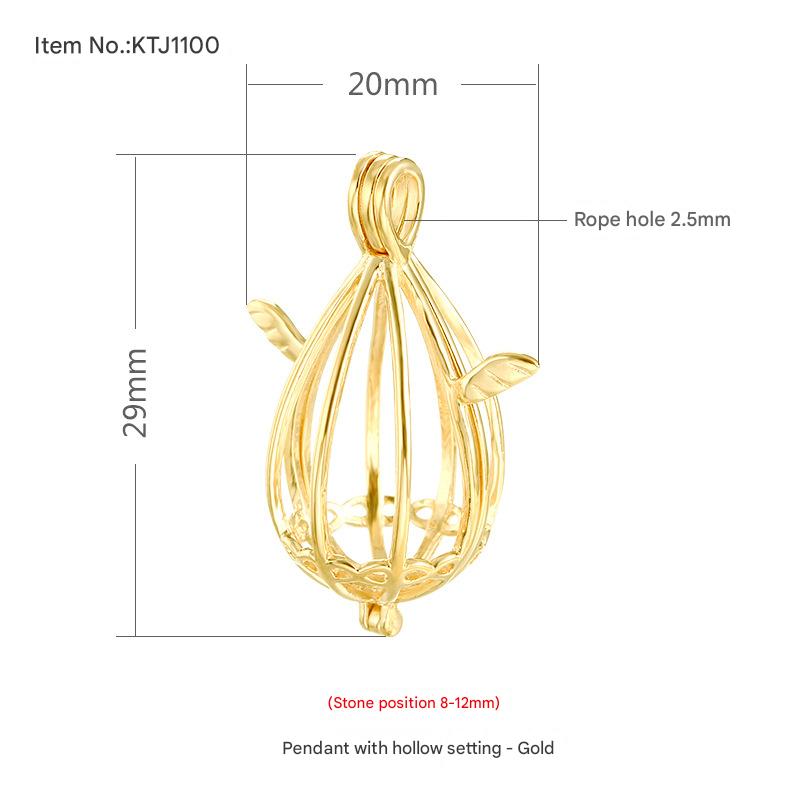 KTJ1100 Gold (bead position 8-12) Size