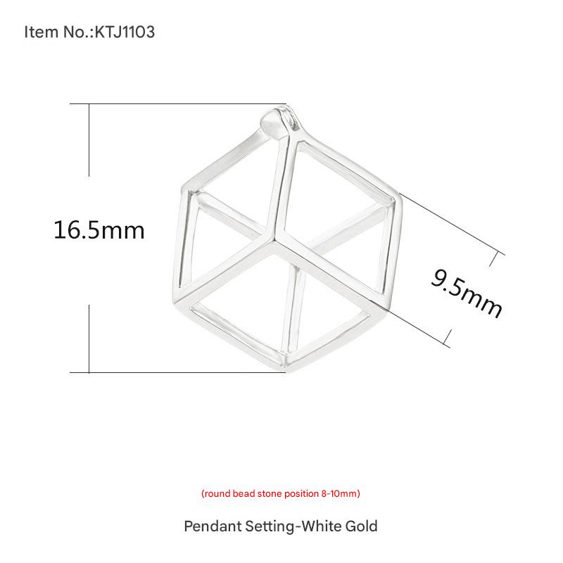 KTJ1103 White Gold (bead position 8-10) Size