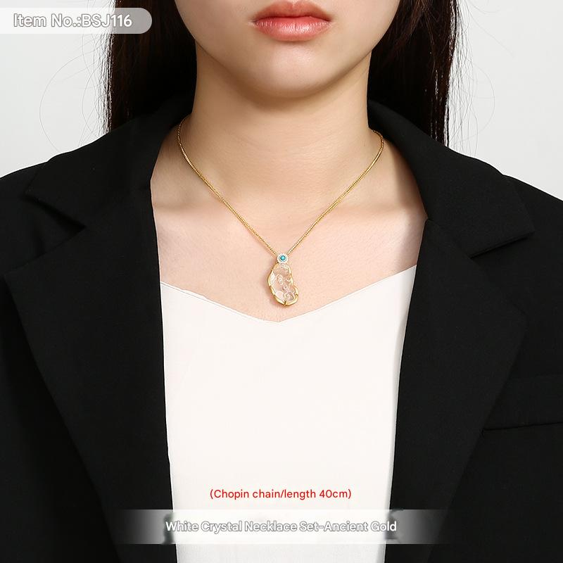 11:BSJ116-ancient gold chain 40cm