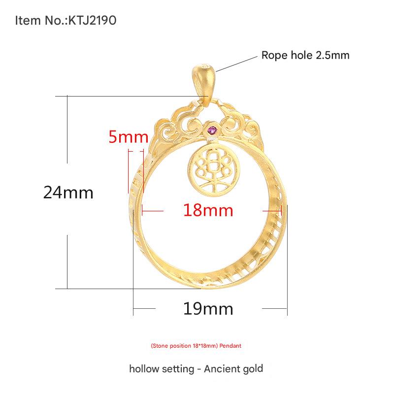 9:Section C- ancient gold {Stone position: 18*18mm}