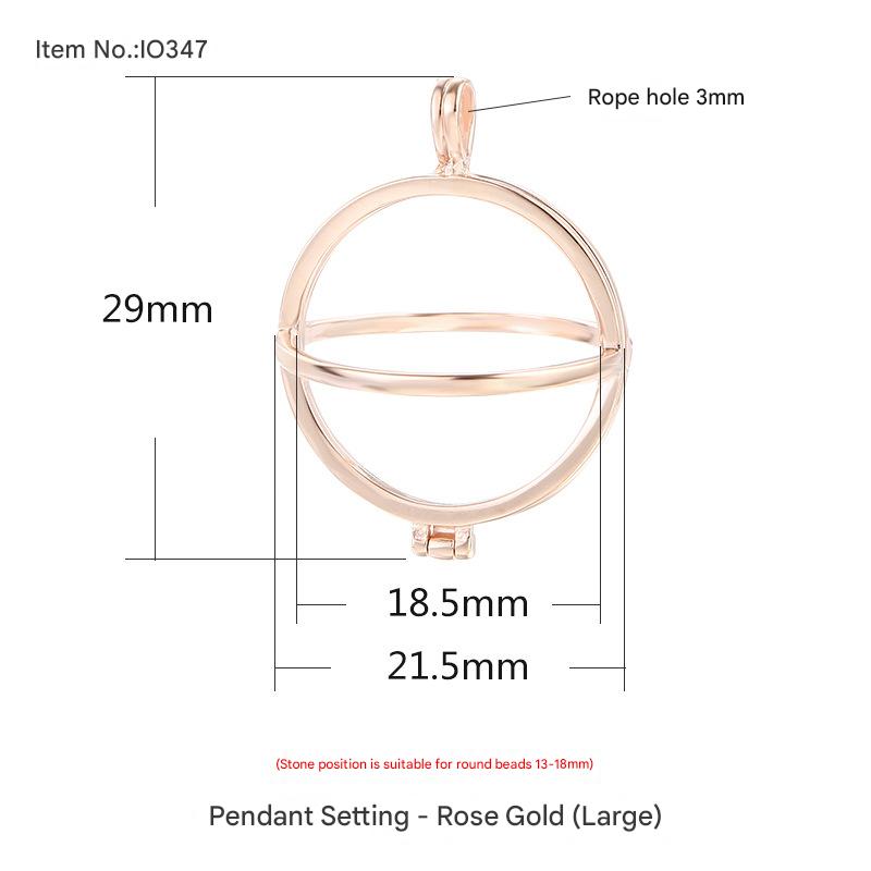 5:IO347 Rose Gold Large (Beads 13-18)