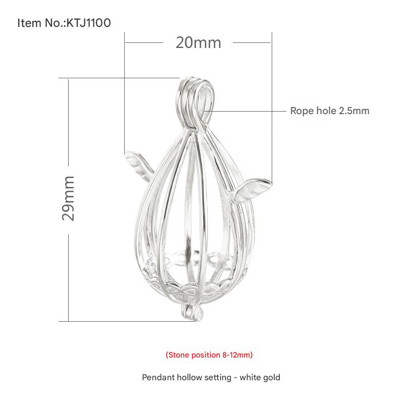 7:KTJ1100 White Gold (bead position 8-12)