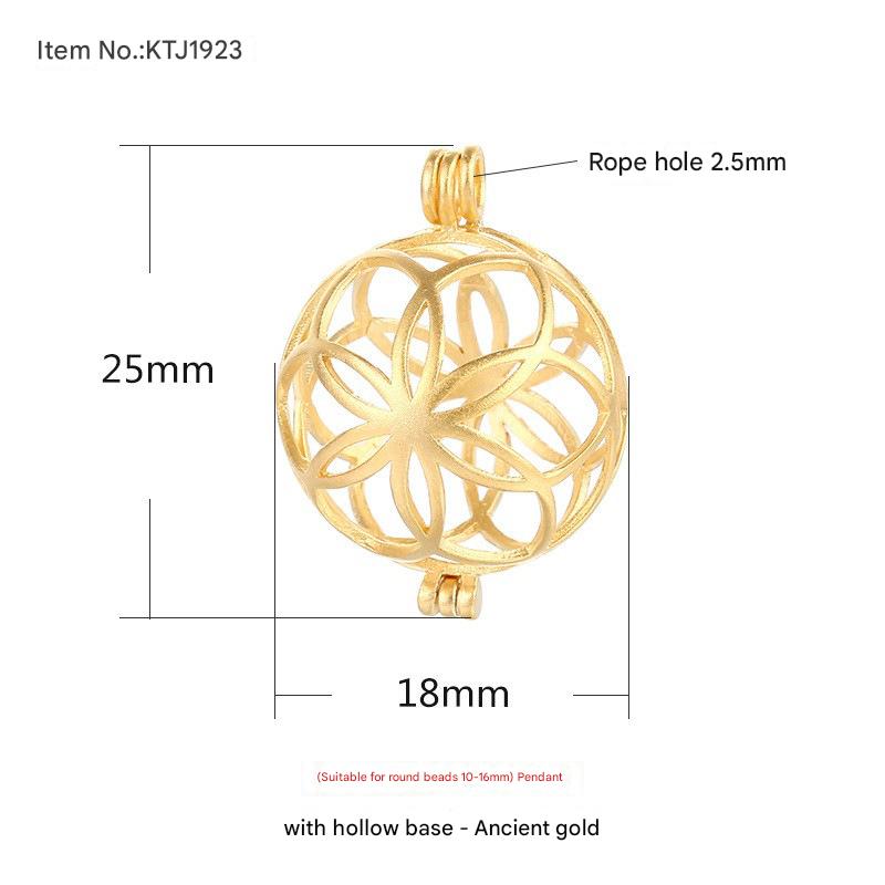 22:Ktj1923 ancient gold (bead position 10-16)
