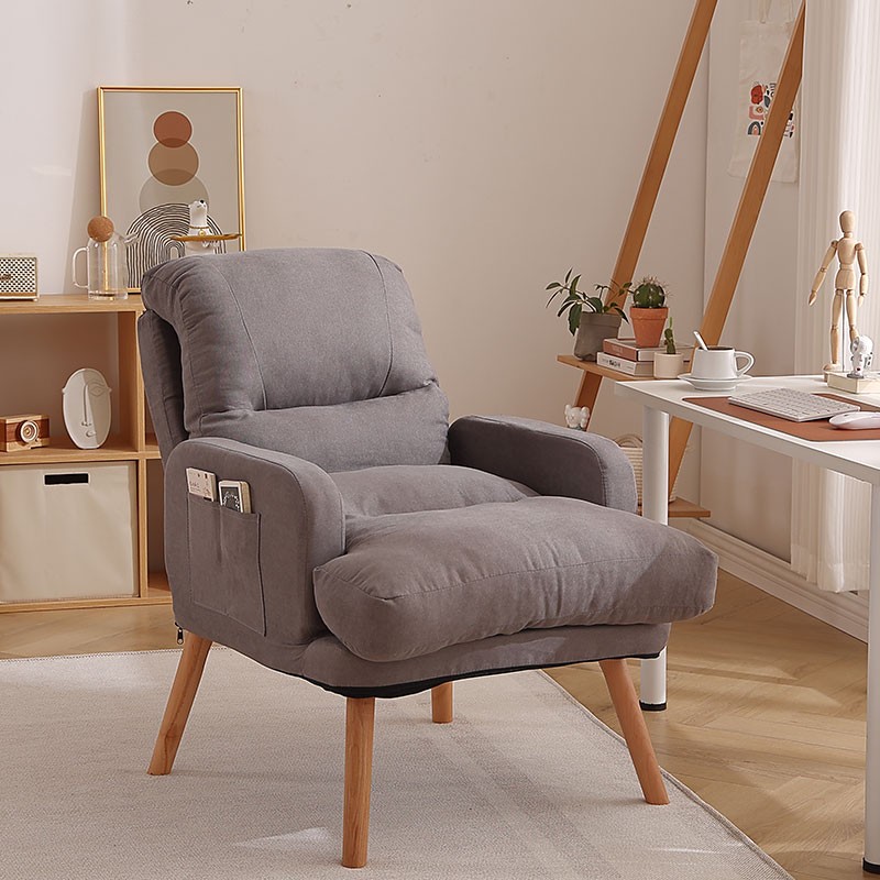 Light dark grey thickened-standard backrest 5-gear adjustment