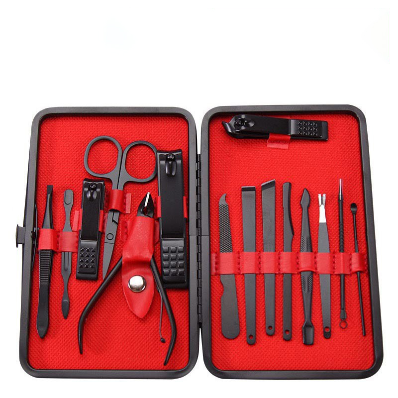 Black and red 15-piece set