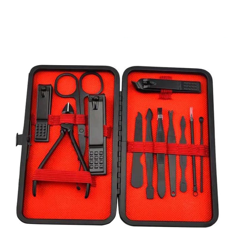 Black and red 12-piece set