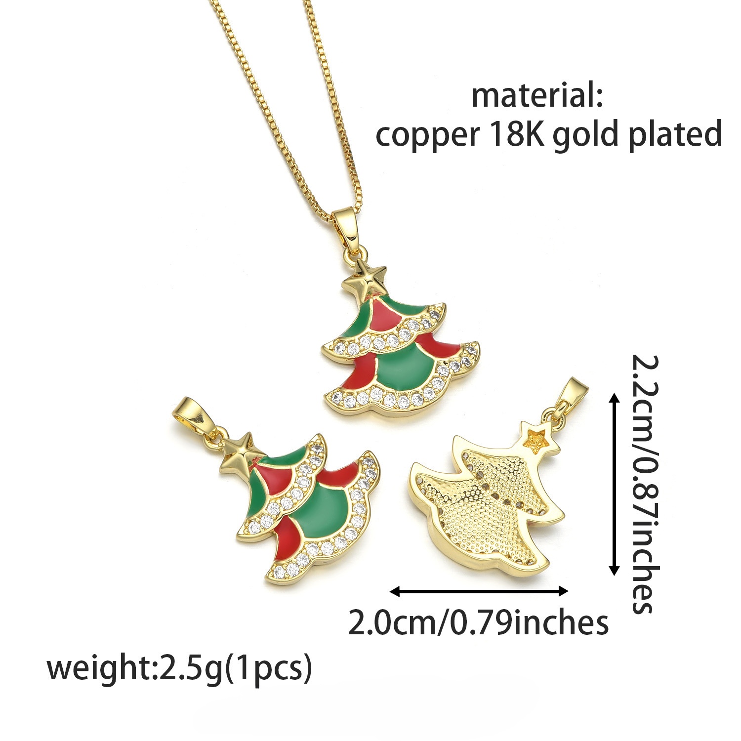 2:Christmas tree type b (1 piece)