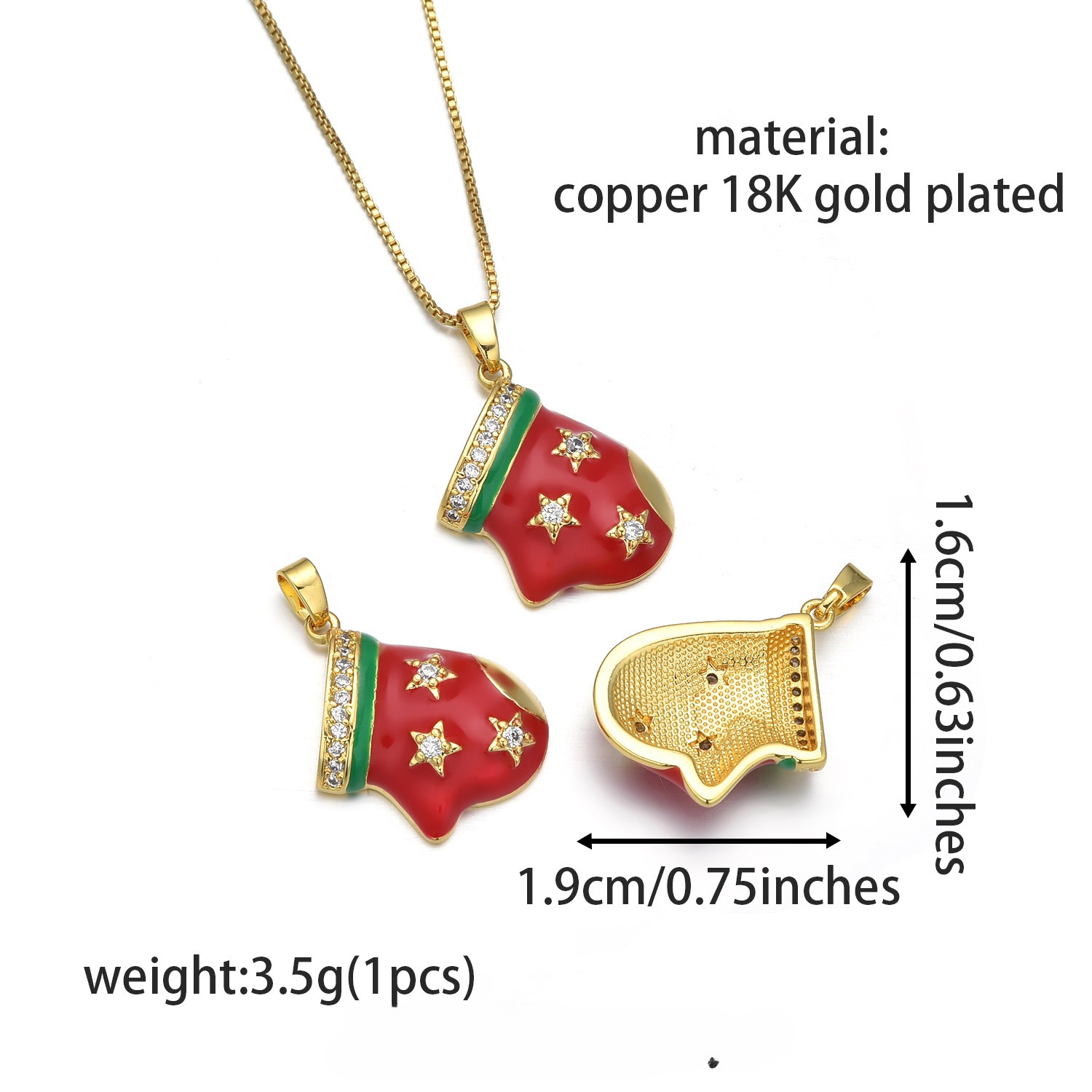 3:Christmas gloves type a (1 piece)