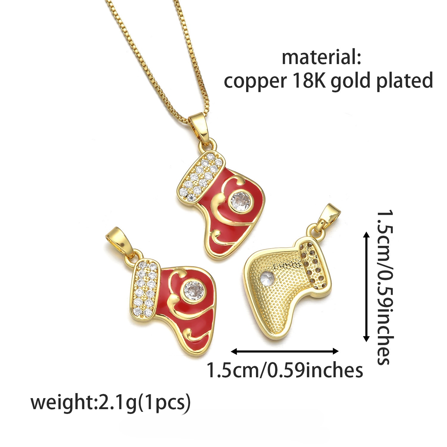 4:Christmas socks type a (1 piece)