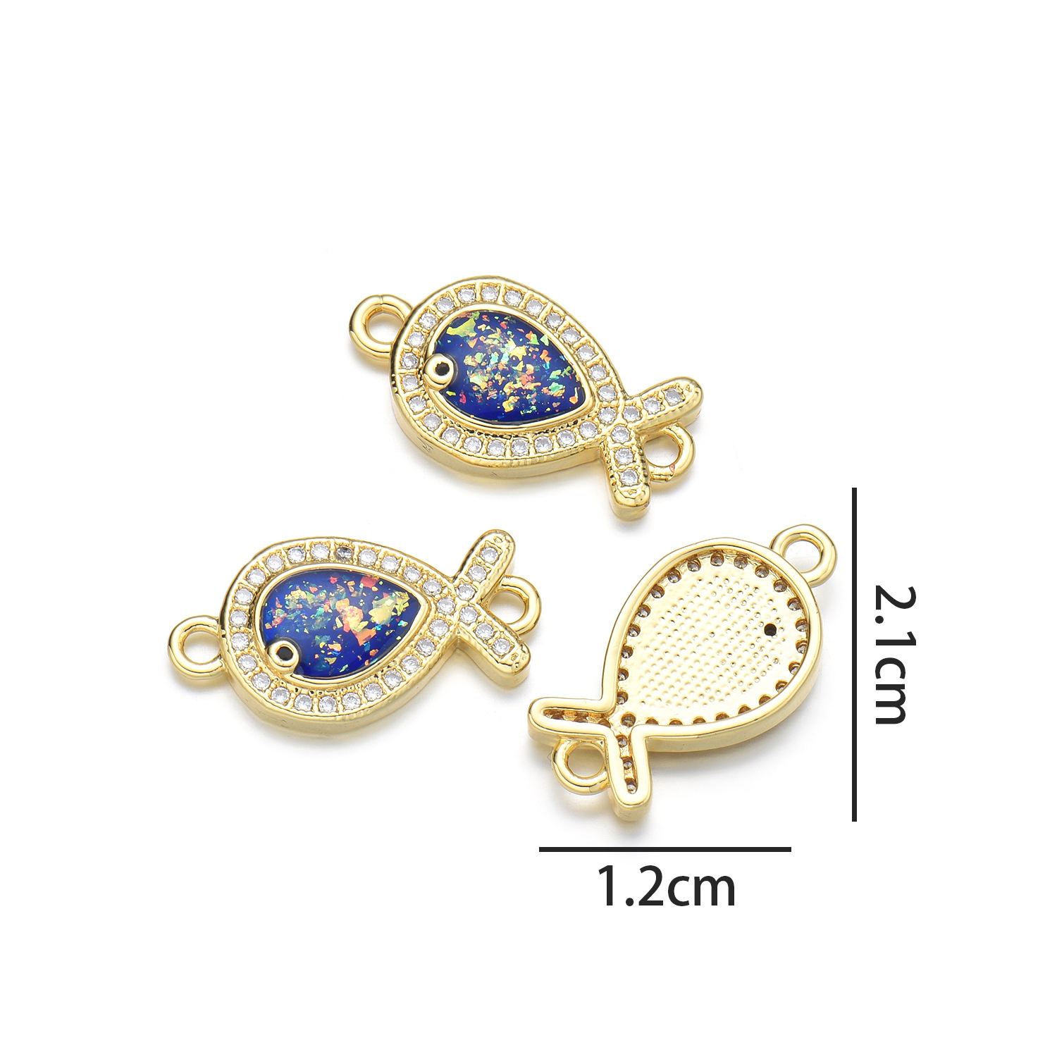 7:Small fish hand (Mocha Brown Opal)